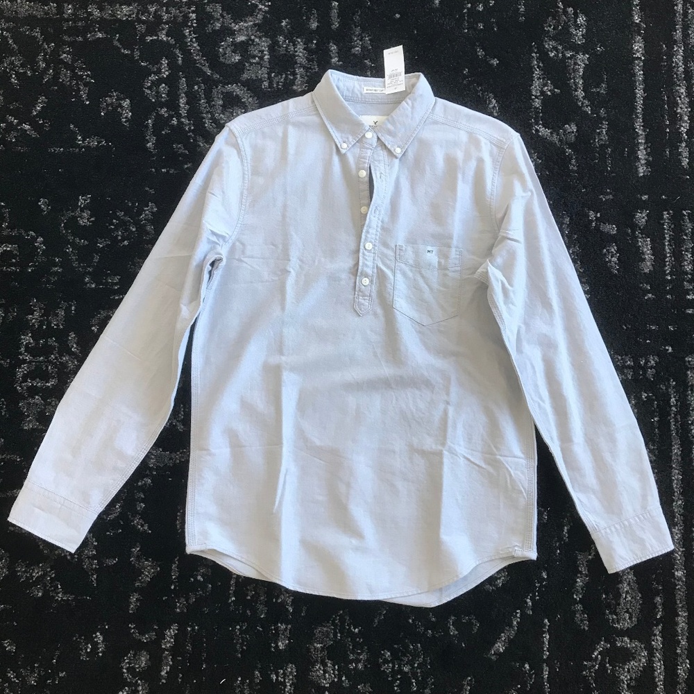 NWT | American Eagle | Oxford Popover | M Tall